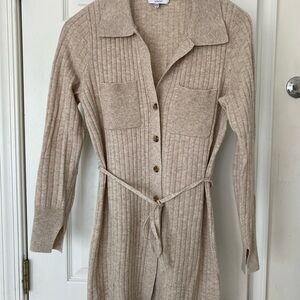 Reiss Cashmere Blend Ribbed Knit Sweater